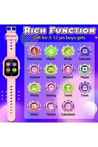 Teltree D05 Dokunmatik Ekran Çocuk Akıllı Saat (İthalatçı Garantili)