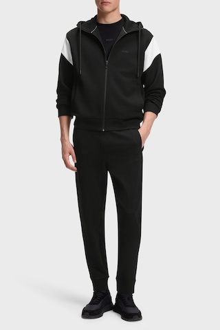 Boss Pamuklu Regular Fit Lastikl Paça Jogger Pantolon Erkek Pantolon 50566830 001 Siyah