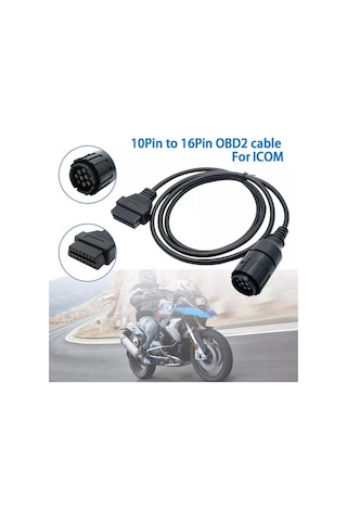 Ebitda Bmw Icom-d Motosiklet Tanı Kablosu: 10 Pin - 16 Pin Obd2 Bağlantı Adaptörü, Kullanışlı Adaptör