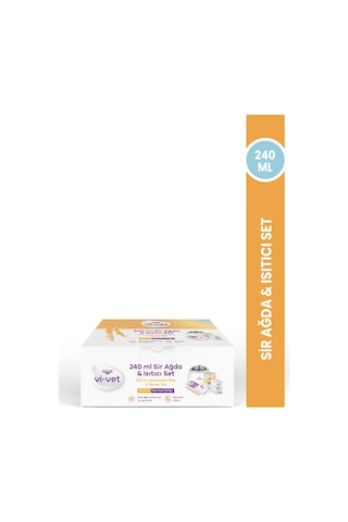 Vivet Sir Ağda 240 Ml Isıtıcı Set Kutulu