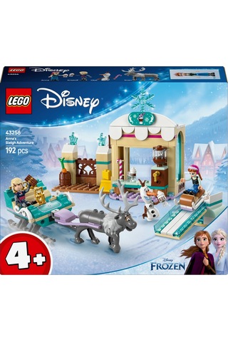 Lego Disney Princess Anna'nın Kızak Macerası 43256 - 4 Yaş & Üzeri Çocuklar İçin Yaratıcı Oyuncak Yapım Seti 192 Parça