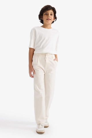 Defacto Erkek Çocuk Loose Fit Düz Paça Gabardin Pantolon G6740a826sper105 Ekru-er105