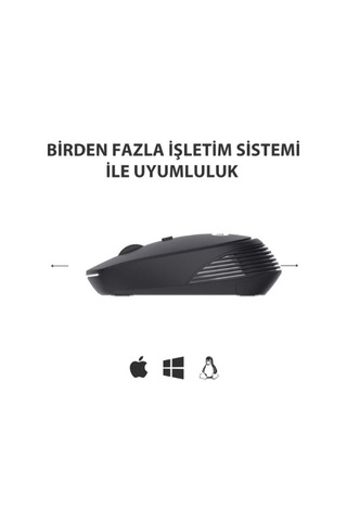 Lecoo Ws202 Siyah Usb Kablosuz Mouse
