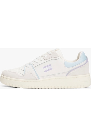 Tommy Jeans Tjw Retro Basket Sneaker Kadın Beyaz Sneaker En0en028180k9 Beyaz