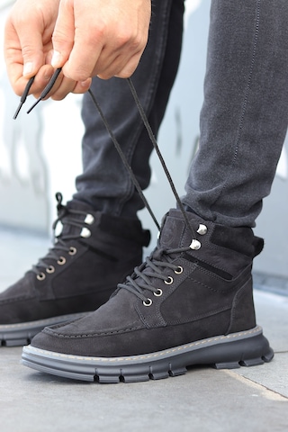 M.p. Dex Suya Dayanıklı Hakiki Deri Günlük Erkek Bot 667800001249 01 Siyah Siyah