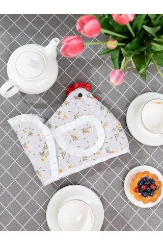 Rukavica Çaydanlık İsıtıcısı/kapak "tavuk" 403692114 Gri