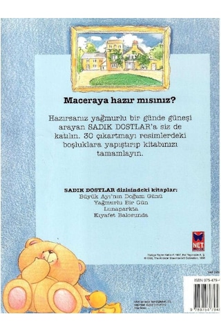 Bambu Çıkartmalı Alıştırmalar Okuyorum - Sadık Dostlar - Yağmurlu Bir Gün