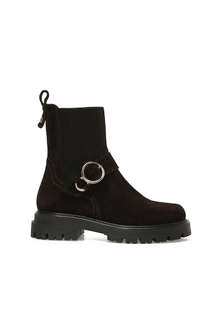 Nine West Unıma 5pr Kahverengi Kadın Düz Bot 000000000102037285 Kahverengi