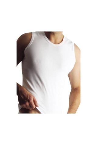 Yıldız Erkek Modal V Yaka Sıfır Kol Atlet 3'Lü Paket - 380-381