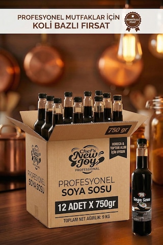 Soya Sosu 750 Ml X 12 Adet - 1 Koli Koli Bazlı Avantaj Paketi