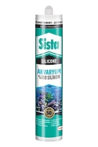 Sista Akvaryum Silikonu Şeffaf 280 Ml Beyaz Beyaz