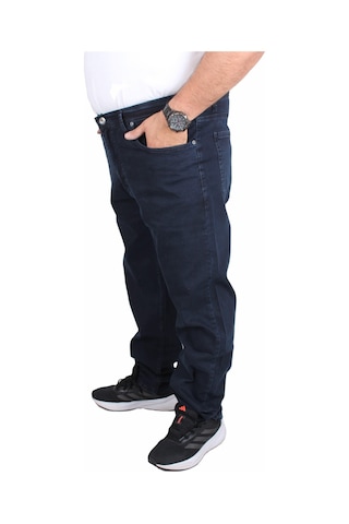 Moc Grande Mocgrande Büyük Beden Kot Pantolon Power Lycra Comero 11914 Lacıvert Lacivert