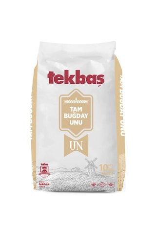 Tekbaş Un Tam Buğday Unu 10 KG