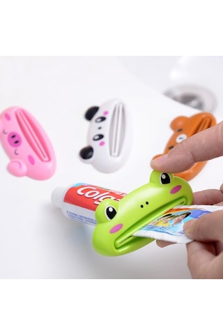 Panda Diş Macunu Tüpü Sıkacağı Yüz Temizleyici Diş Macunu Sıkacağı Banyo Aksesuarları Karikatür Hayvan Diş Macunu Dispenseri Diğer