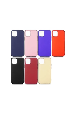 Apple Uyumlu iPhone 12 Pro Max Kılıf Zore Premier Silikon Kapak-Siyah