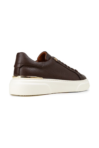 Deery Kadın Hakiki Deri Kahverengi Sneaker Ayakkabı - 00502zkhve01