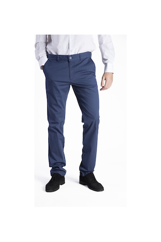 Sposo 128 Dar Kalıp Normal Bel Pamuk Likralı İndigo Erkek Pantolon İndigo