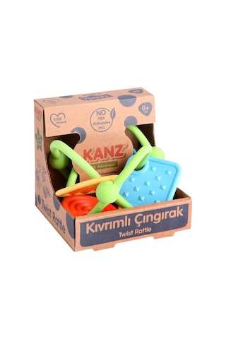 Kanz Kıvrımlı Çıngırak Bebek Oyuncak Knz-30750 Çok Renkli