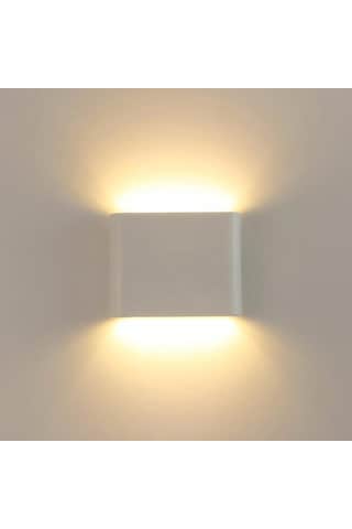 Homyl Kare Led Duvar Lambası Aplik Koridor Beyaz-sıcak-ışık Beyaz Sıcak Işık