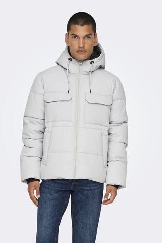 Only & Sons Onselıjah Pckt. Hood Jacket Otw Noos A.gri 22029661 Cok Renklı