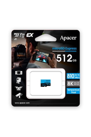 Apacer 512gb Microsd Express Hafıza Kartı Ap512gmcexg3x17-ra