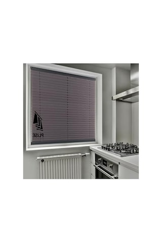 Yapıştırmalı Antrasit Gri Plise Perde, 65g X 200y Cm Ölçülerinde 11