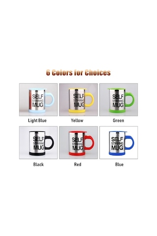 Novahub 400ml Otomatik Karıştırma Kupa - Paslanmaz Çelik, Kahve Ve Süt Karıştırıcı, Ev Ve Ofis Kullanımı İçin Pratik Ve Kullanışlı Siyah Siyah