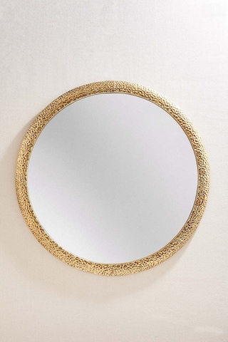 Pasabahce Dalga Ayna M Gold 67.5x67.5 Cm - 1 Adet Sarı