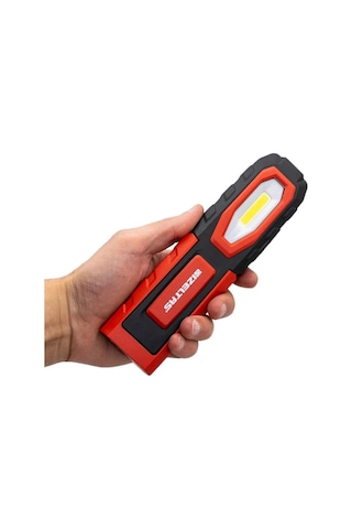 İzeltaş 14000005383 600 Lümen Cob Led Şarjlı Büyük Boy Çalışma Lambası Siyah