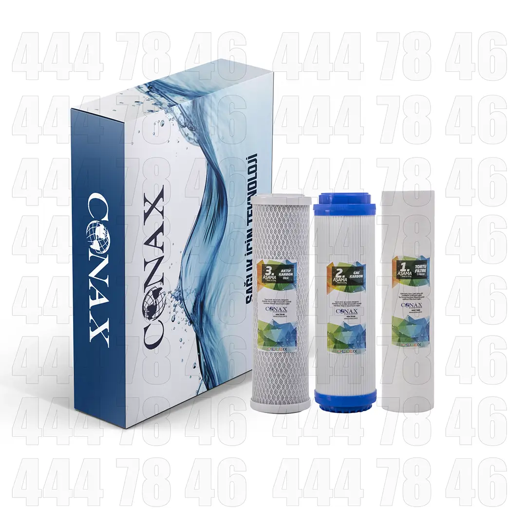 Conax Açık Kasa 3 Aşama Filtre Seti Conax