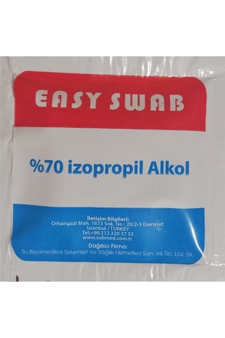 Alkollü Mendil %70 Ipa. Cilt Temizleme Mendili 200 Adet Kutulu