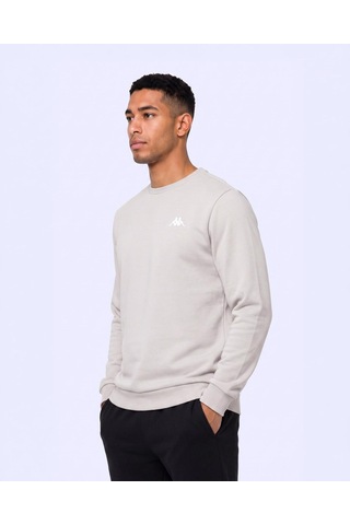 Kappa Tanner Erkek Taş Rengi Regular Sweatshirt