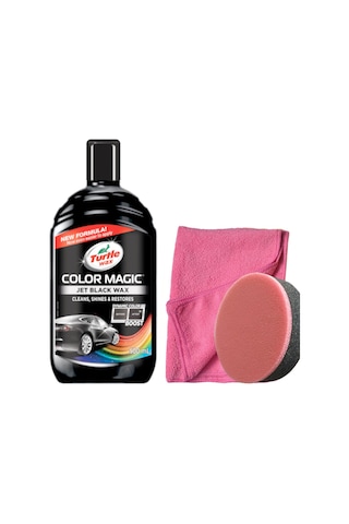 Turtle Wax Renk Yenileyici Siyah Cila 500 ML + Uygulama Süngeri