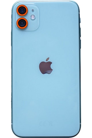 İphone 11 Neon Fosforlu Kamera Lens - Turuncu