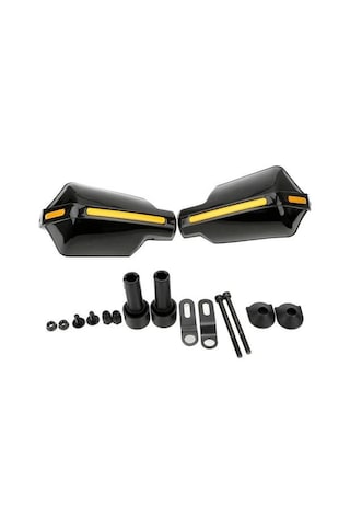 Universal Motosiklet Elcik Koruma Siyah Sarı Ss01