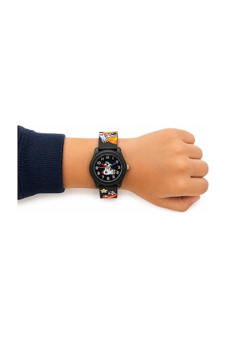 Astronot Desenli Erkek Çocuk Unisex Kol Saati Siyah Rakamlı Saat St-304426