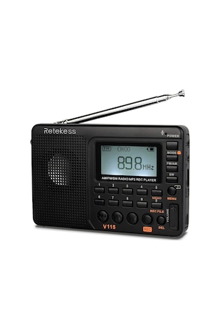 Retekess V115 Kısa Dalga Radyo Am Fm Radyo