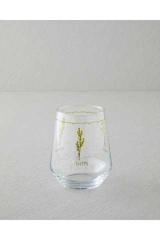 English Home Parsley Cam 4'lü Bardak 425 Ml Yeşil