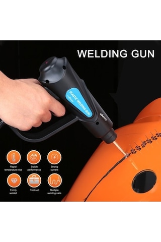 Pazly Zımba Tampon Tamir Takımı Siyah Sıcak Plastik Makinası Kaynak Araba 70w İy