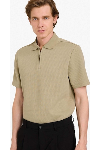 Defacto Regular Fıt Polo Yaka Kısa Kollu Polo Tişört D7227ax26spkh404 Haki-kh404