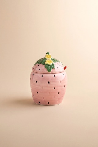 Karaca Strawberry Şekerlik 350 Ml Pembe