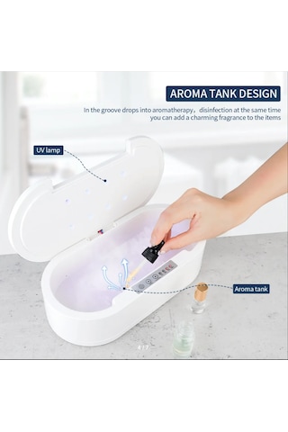 Omniax Akıllı Uv Dezenfeksiyon Kutusu Telefon Aksesuar Maske Takı Sterilizasyon Cihazı