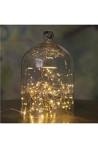 3Mt. Sarı Renkli Pilli Peri Led Dekoratif Süs Tel Led Işık