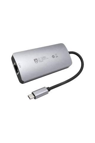 Phılıps Swr1607h/93 Type-c 5'i 1 Arada Hub - Rj45 Ethernet + 3 Port 3.0 Usb