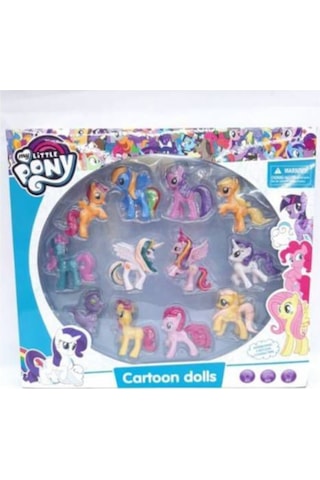Oyuncak 12 Li Set Figür Oyuncak Pony Ler My Little Pony Oyuncakla
