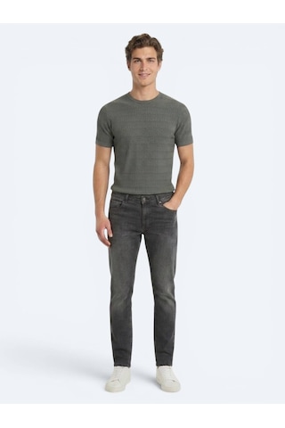 Kip Haki Regular Fit Denim %100 Pamuk Pantolon