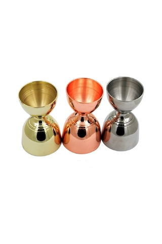 Cbtx Paslanmaz Çelik Şarap Ölçer Ons Bardak Karıştırma Ölçme Kabı, Renk: Bronz