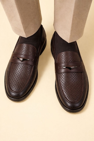 Trendyshose 7059 Anatomic Doğal Deri Erkek Gunluk Ayakkabı Kahve