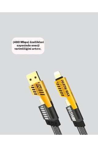 Örgülü Tasarım 4 Ü 1 Arada Usbc Lightning Hızlı Şarj Kablosu