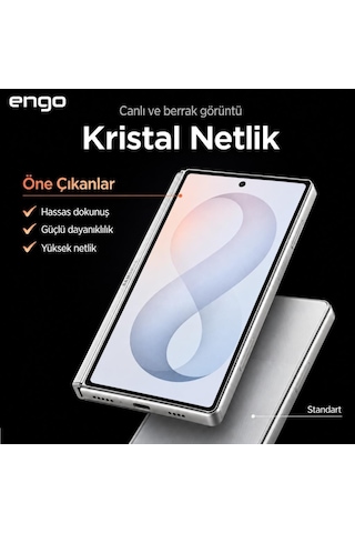 Samsung Galaxy Z Fold8 İle Uyumlu Dış Ekran Koruyucu 5.5 İnç Sm-f971 9h Nano Esnek Kırılmaz Cam Çizilmeye Dayanıklı